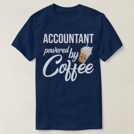 Wirtschaftsprüfer mit Kaffeegenuss-Geschenkidee T-Shirt (Design vorne)
