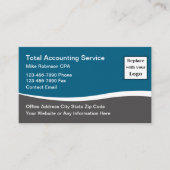 Wirtschaftsprüfer - Moderne, einfache Visitenkarte (Vorderseite)