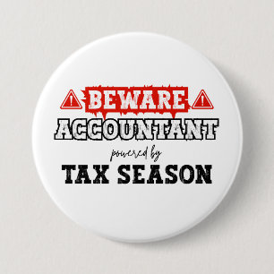 Wirtschaftsprüfer nach Steuersaison Funny Account Button