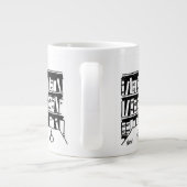 Wirtschaftsprüfer oder Steuerberater Jumbo-Tasse (Rückseite)