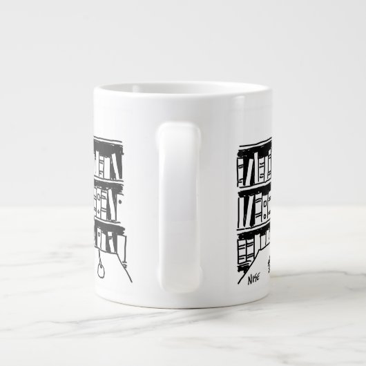 Wirtschaftsprüfer oder Steuerberater Jumbo-Tasse (Rückseite)