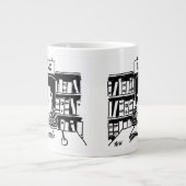 Wirtschaftsprüfer oder Steuerberater Jumbo-Tasse (Vorderseite)