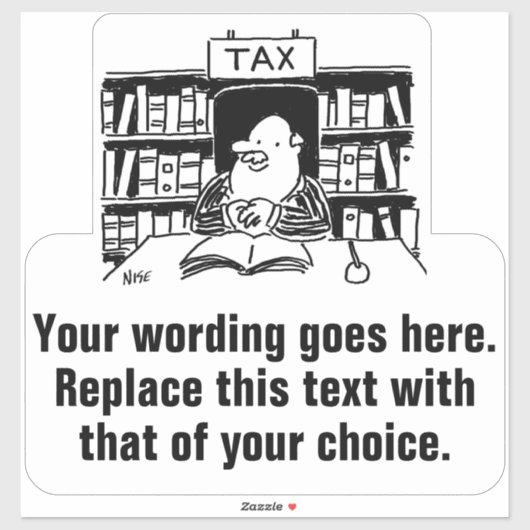 Wirtschaftsprüfer oder Steuerexperte Aufkleber (Blatt)