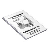 Wirtschaftsprüfer oder Wirtschaftsprüfer Notizblock (Rechte Seite)