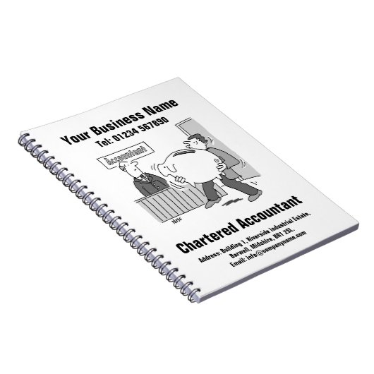 Wirtschaftsprüfer oder Wirtschaftsprüfer Notizblock (Rechte Seite)