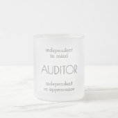 "Wirtschaftsprüfer: Unabhängiger im Verstand u. im Mattglastasse (Mittel)