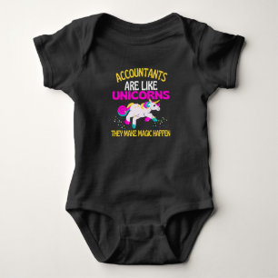Wirtschaftsprüfer Unicorn , Wirtschaftsprüfer de Baby Strampler