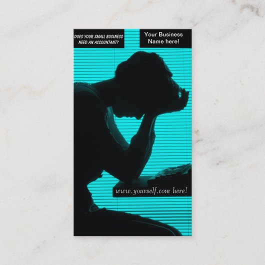 Wirtschaftsprüfer Visitenkarte (Vorderseite)