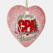 Wirtschaftsprüfer WEIHNACHTSCPAs Keramikornament (Rechts)