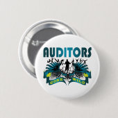 Wirtschaftsprüfer wild gegangen button (Vorne & Hinten)
