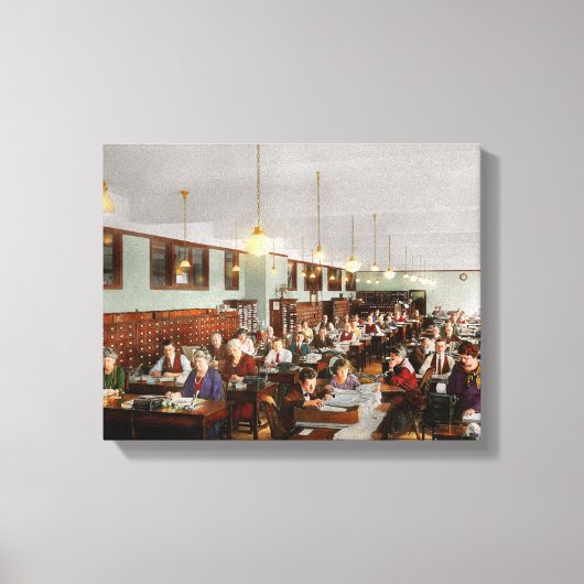 Wirtschaftsprüfer - Workaholic 1923 Leinwanddruck (Vorderseite)