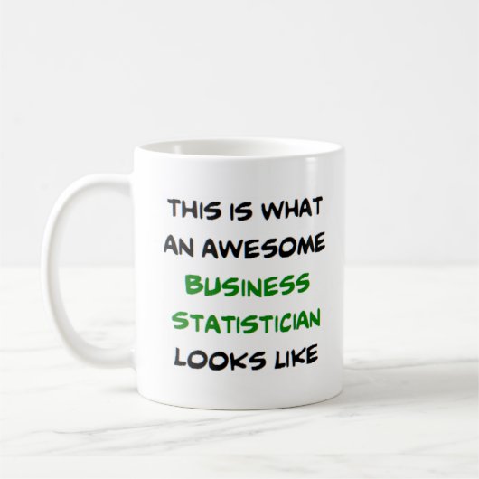 Wirtschaftsstatistiker, phantastisch kaffeetasse (Links)