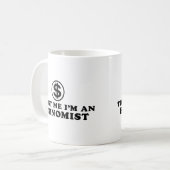 Wirtschaftswissenschaftler Kaffeetasse (Vorderseite Links)