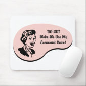 Wirtschaftswissenschaftler-Stimme Mousepad (Mit Mouse)