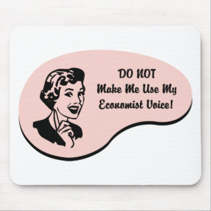 Wirtschaftswissenschaftler-Stimme Mousepad