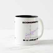 Wirtschaftswissenschaftler tun es in einer zweifarbige tasse (VorderseiteRechts)