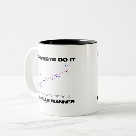 Wirtschaftswissenschaftler tun es in einer zweifarbige tasse (Vorderseite Links)