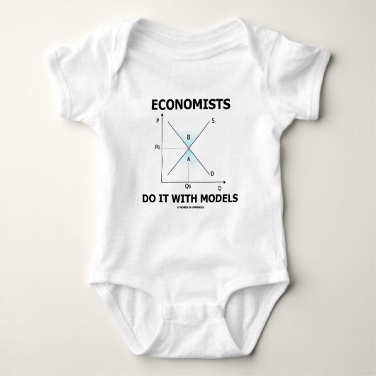 Wirtschaftswissenschaftler tun es mit Modellen Baby Strampler (Vorderseite)