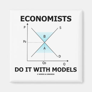 Wirtschaftswissenschaftler tun es mit Modellen Magnet