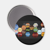 wis.dm-Szenenfeldmagnet Magnet (Vorderseite/Rückseite)