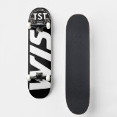 WIS gesponsert von TS Twins Skateboard (Vorderseite)