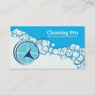 Wischblatt   Seifenblasen Visitenkarte