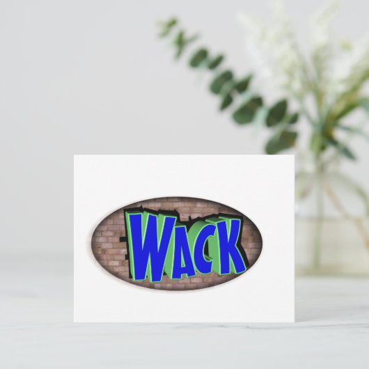 wischen postkarte (Stehend Vorderseite)