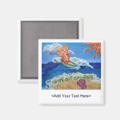 Wischen Sie das Engel-Magnet des Krebses aus (ange Magnet (Vorderseite/Rückseite)