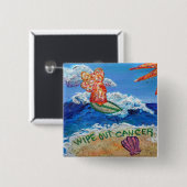 Wischen Sie den Krebs-Engel ab Button (Vorne & Hinten)