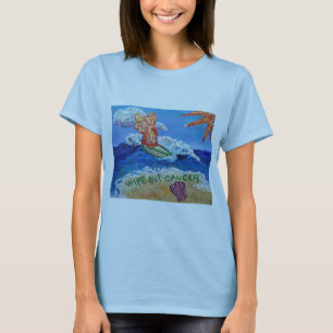 Wischen Sie den Krebs-Engel ab T-Shirt