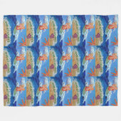 Wischen Sie den Krebs Engel Custom Art Fleece Blan (Vorderseite (Horizontal))