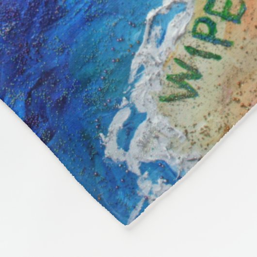 Wischen Sie den Krebs Engel Custom Art Fleece Blan (Ecke)