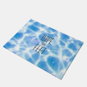 Wischen Sie Ihr Fett entapfeltes Wasser ab Fußmatte (Schrägansicht)