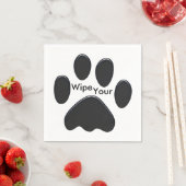 Wischen Sie Ihr Pfahlpapier Napkins Serviette (Beispiel)