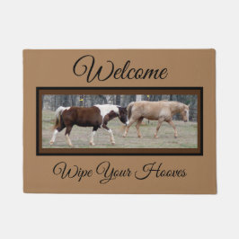 Wischen Sie Ihre Hooves Horse Door Mat Fußmatte