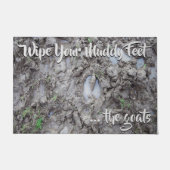 Wischen Sie Ihre Muddy Feet - GOATS - CountryFarma Fußmatte (Vorderseite)