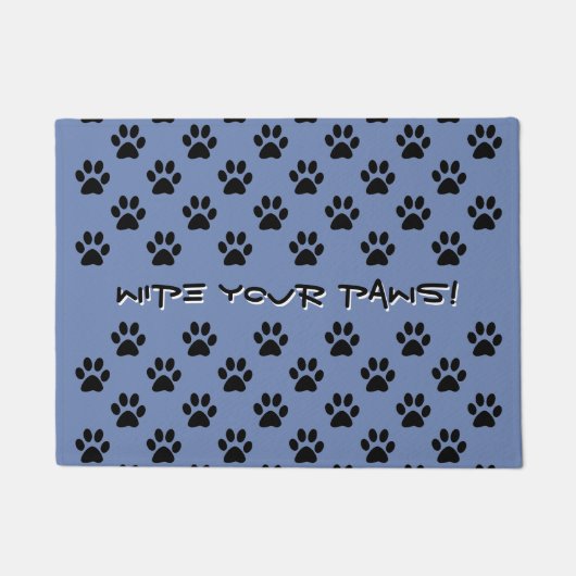 Wischen Sie Ihre Paws ab! Fußmatte (Vorderseite)