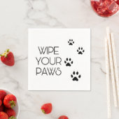 Wischen Sie Ihre PAWS ab Serviette (Beispiel)