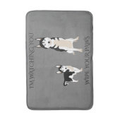 Wischen Sie Ihre Pfauen-Badematte Badematte (Vorderseite Vertikal)