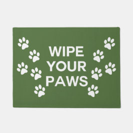 Wischen Sie Ihre Pfoten ab Fußmatte