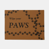 Wischen Sie Ihre Tatzen-Fußmatte ab Fußmatte (Vorderseite)