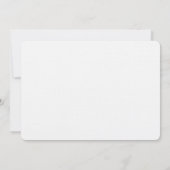 Wischen Sie ihre weg moderne Brautparty-Einladung Einladung (Rückseite)