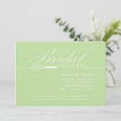 Wischen Sie ihre weg moderne Brautparty-Einladung Einladung (Stehend Vorderseite)