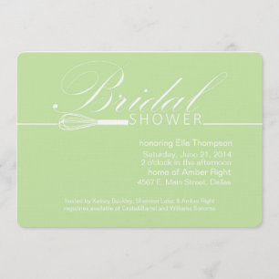 Wischen Sie ihre weg moderne Brautparty-Einladung Einladung