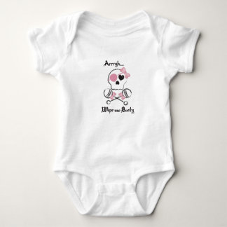 Wischen Sie mir Hintern Baby Girl Strampler