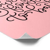 Wischen Sie sich vor nach hinten Funny Bathroster  Poster (Ecke)