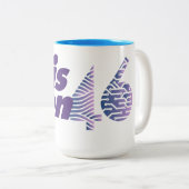 WisCon46-Logo-Tasse für 2023 - Begrenzte Zeit Zweifarbige Tasse (VorderseiteRechts)