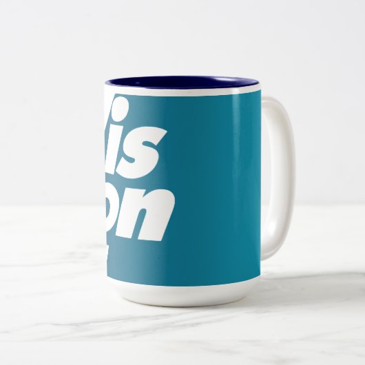 Wiscon-Tasse Zweifarbige Tasse (VorderseiteRechts)
