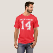 Wisconsin 14 T-Shirt (Vorne ganz)