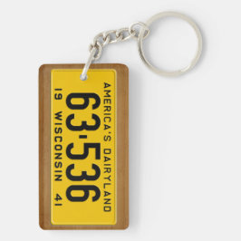 Wisconsin 1941 Vintager Schlüsselanhänger